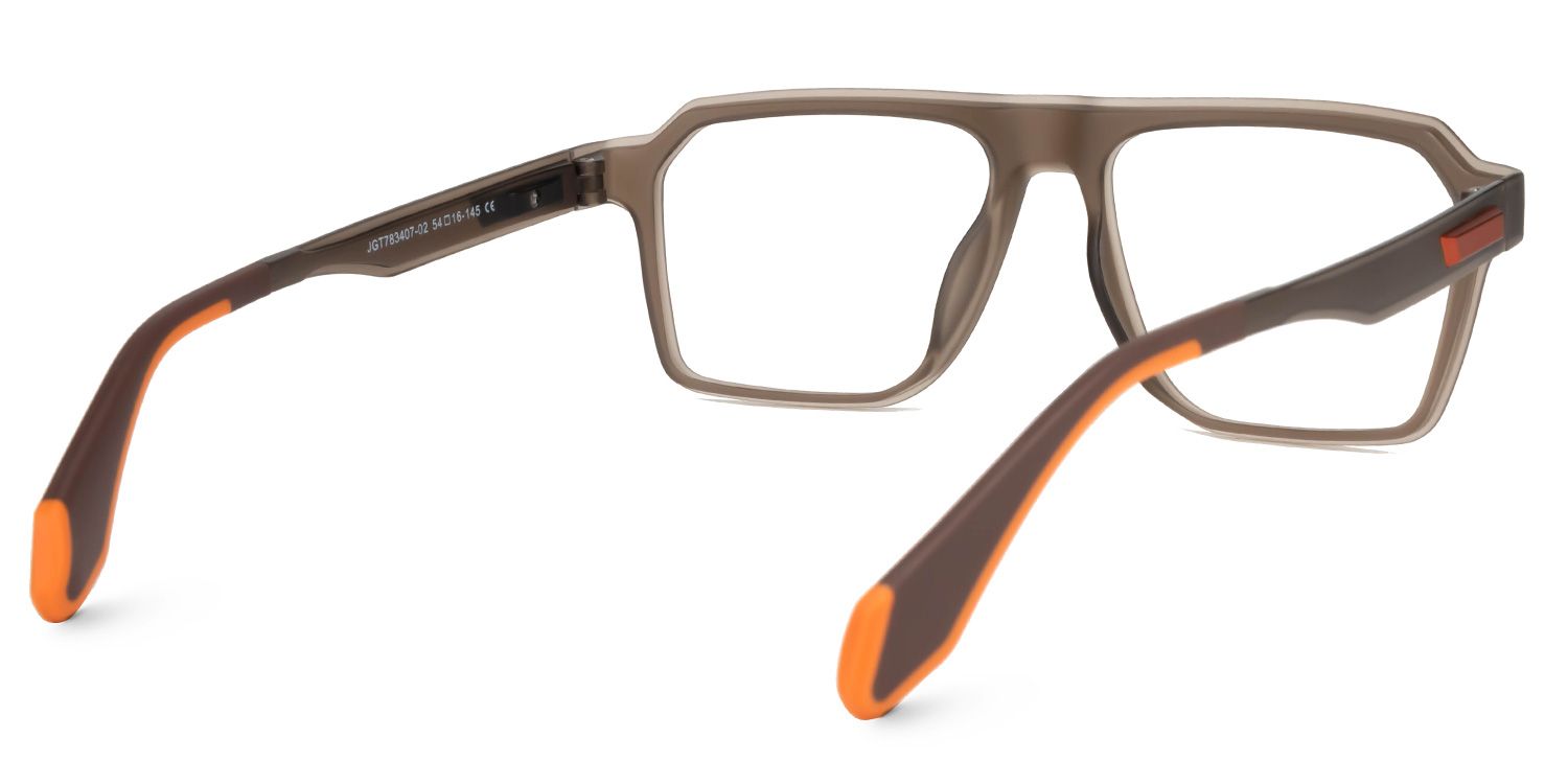 Arnold Aviator Brown Glasses | Zeelool Glasses3