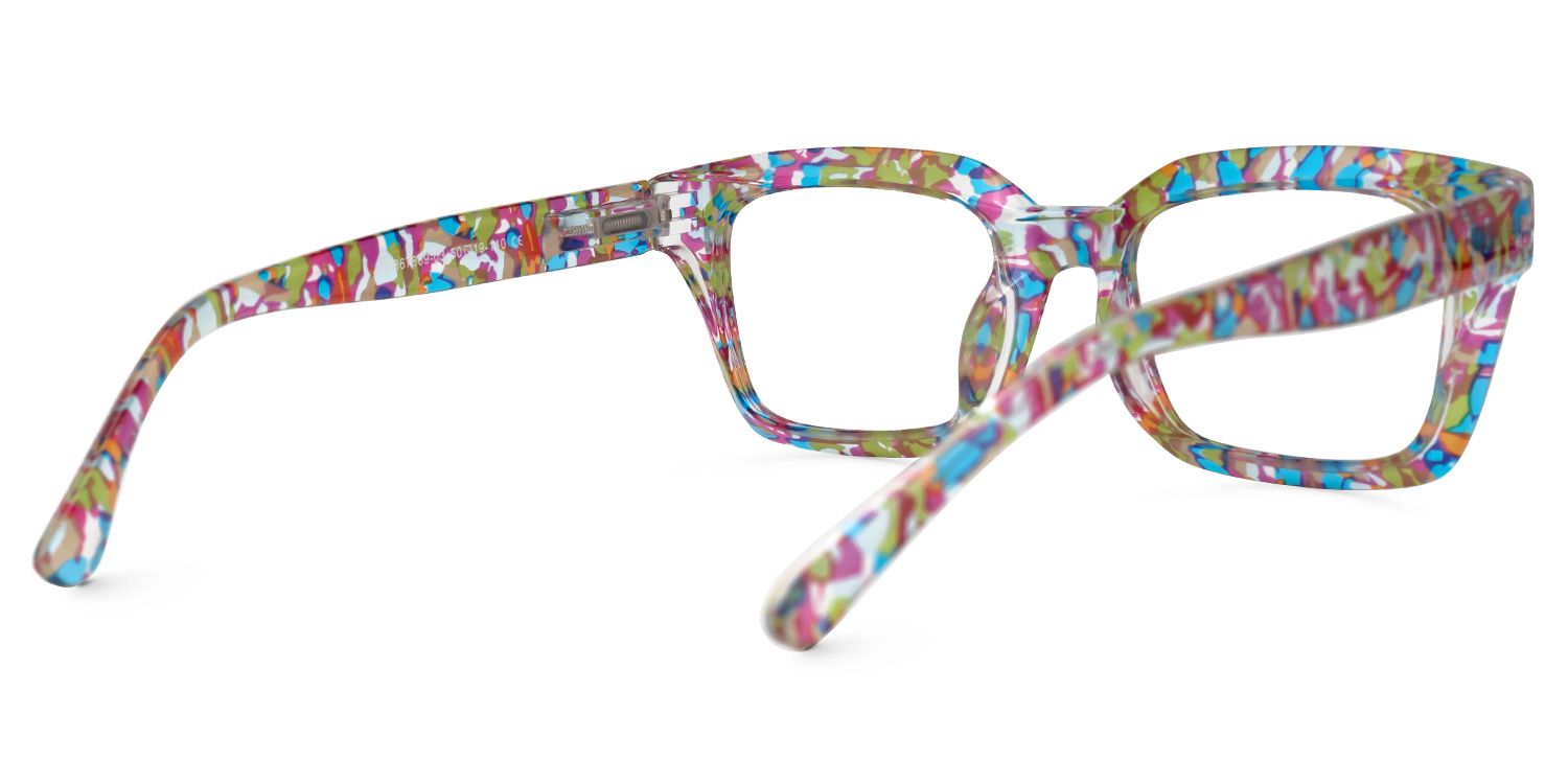 Tasfiya Rectangle Multicolor Glasses | Zeelool Glasses3