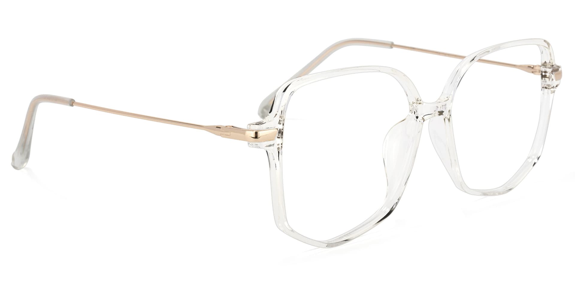 Payton Geometric Crystal Eyeglasses | Zeelool Optical2