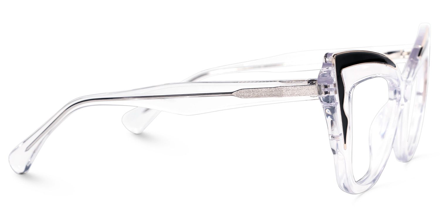 Dyson Cateye Clear Glasses | Zeelool Glasses2