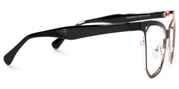 Madillo Cateye Black Glasses2