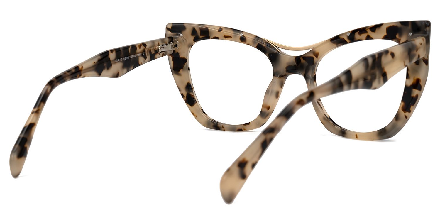 Kamal Cateye Tortoise Glasses | Zeelool Glasses3