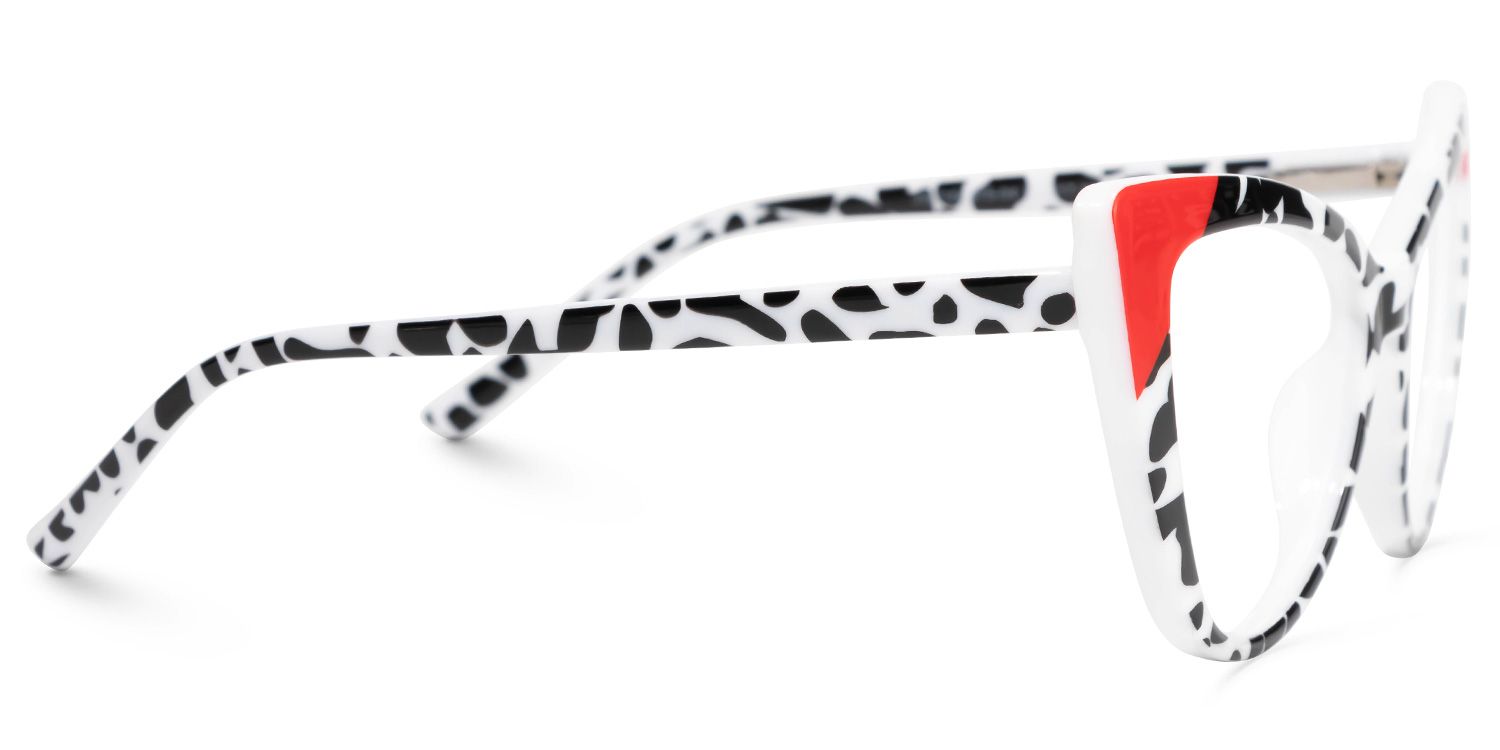 Chelsy Cateye Two-Tone Glasses | Zeelool Glasses2