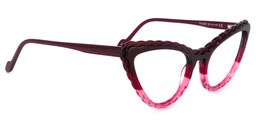 Presley Cateye Dark-Red Glasses2