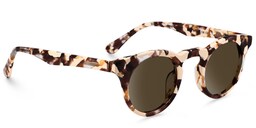 Abigail Round Light Tortoise Sunglasses2