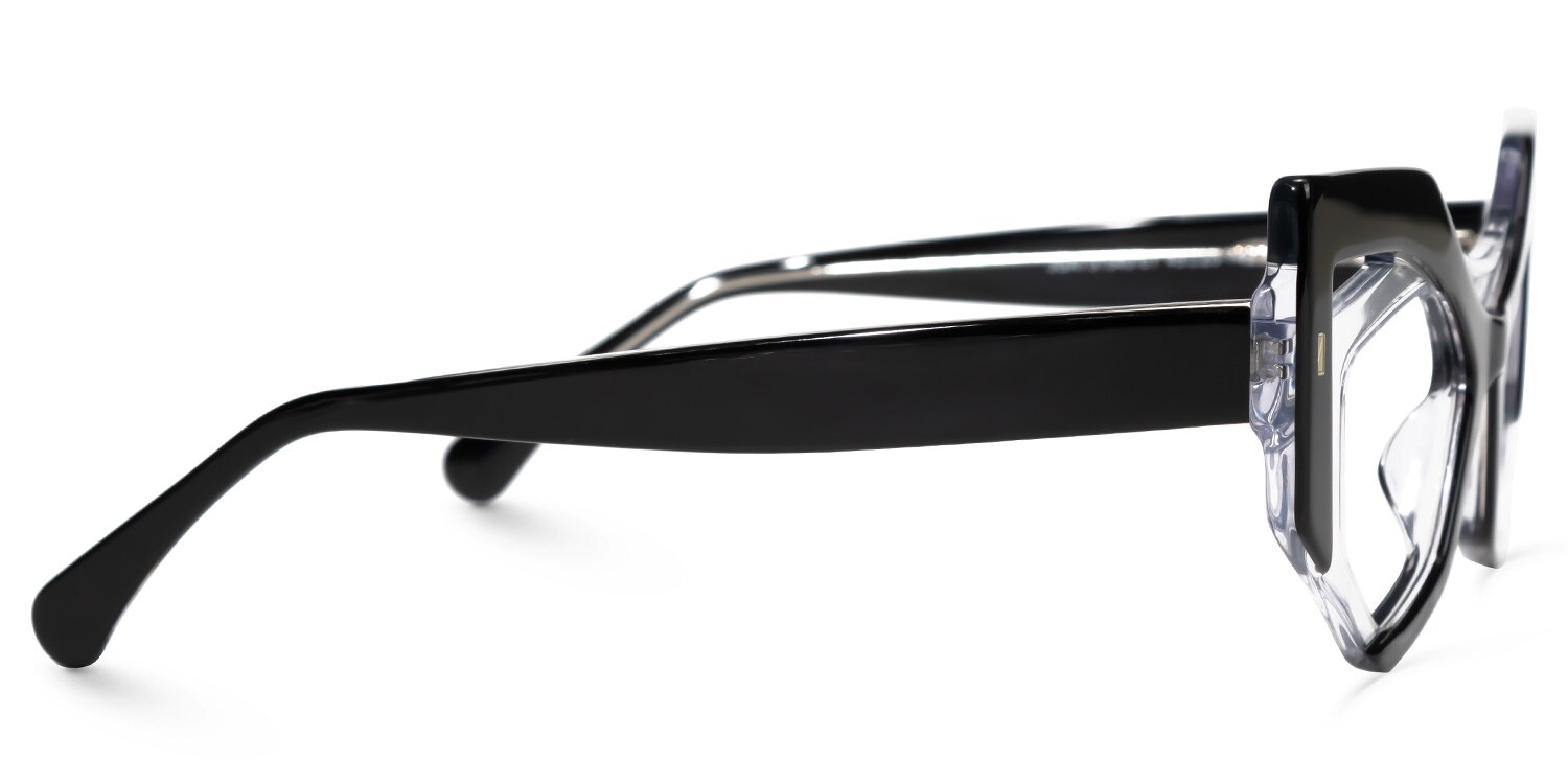 Mondal Geometric Crystal Glasses | Zeelool Glasses2