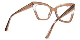 Searcy Cateye Brown Glasses3