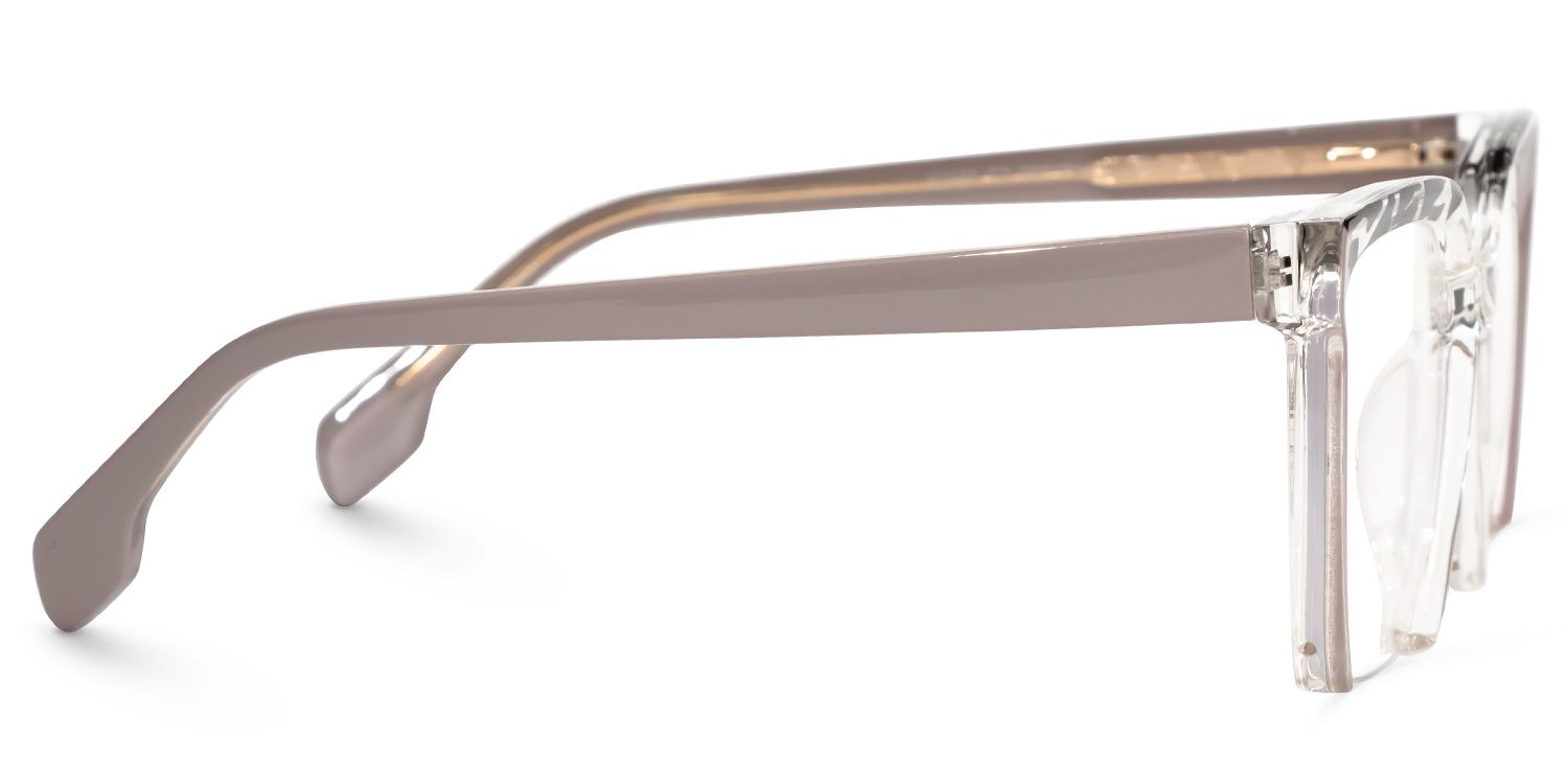 Misty Square Gray Glasses | Zeelool Glasses2