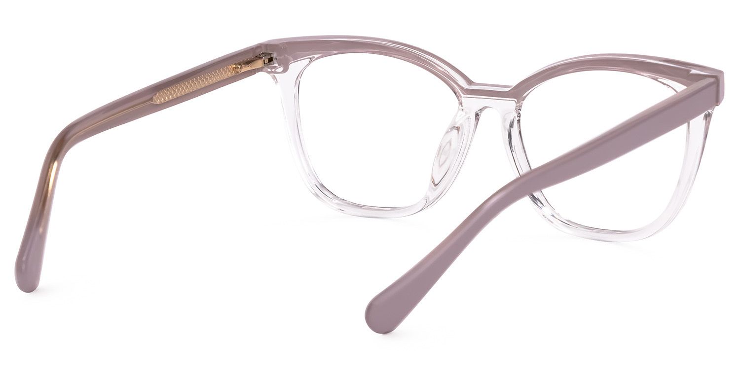 Folly Square Clear Glasses | Zeelool Glasses3