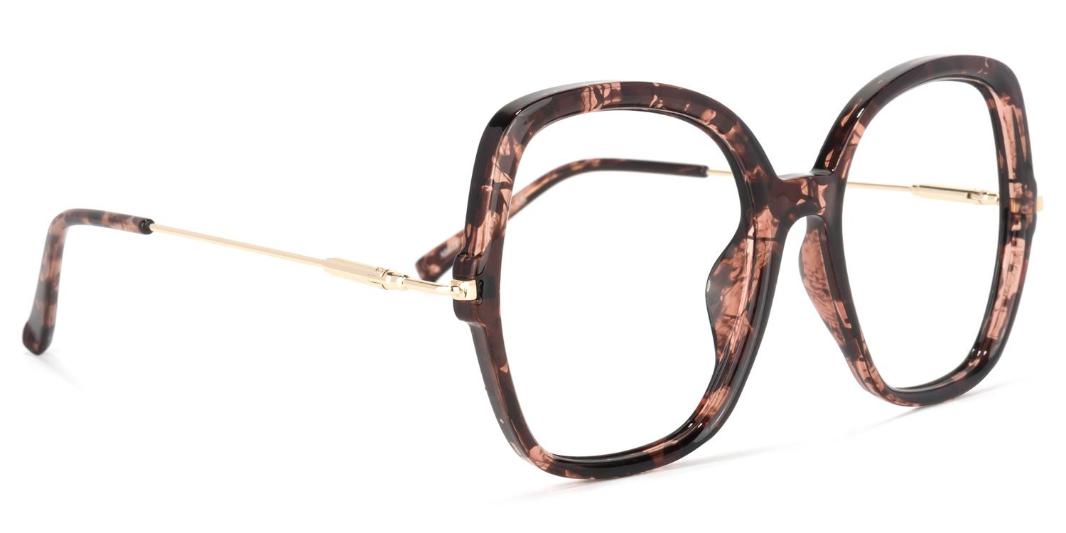 Quinn Square Red-Tortoise Glasses | Zeelool Glasses2