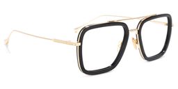 Gifford Aviator Black-Gold Glasses2