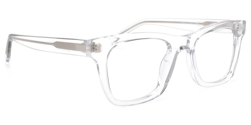 Caspar Square Crystal Glasses | Zeelool Glasses2