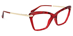 Juliet Cateye Red Glasses2