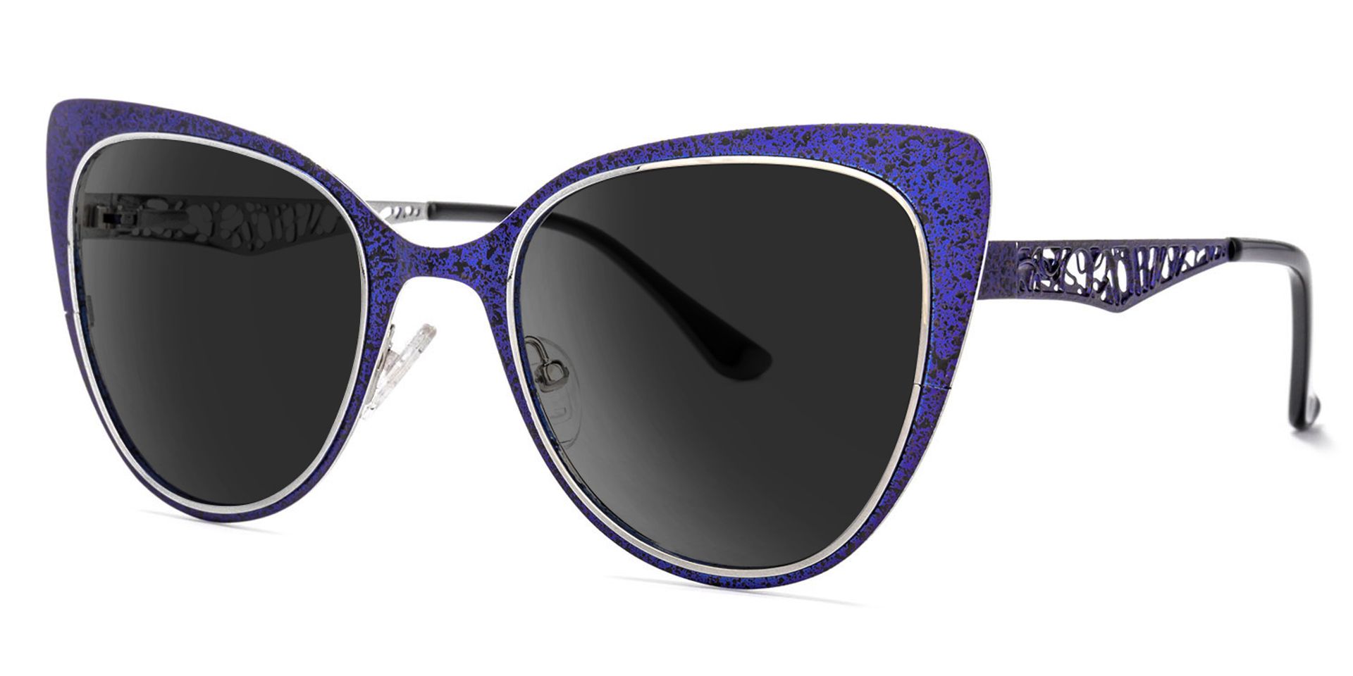 Eileen Cateye Blue Sunglasses | Zeelool Glasses1