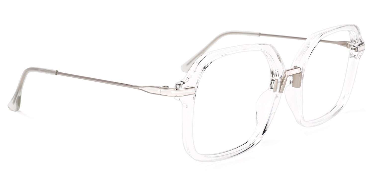 Quelle Square Crystal Glasses | Zeelool Glasses2