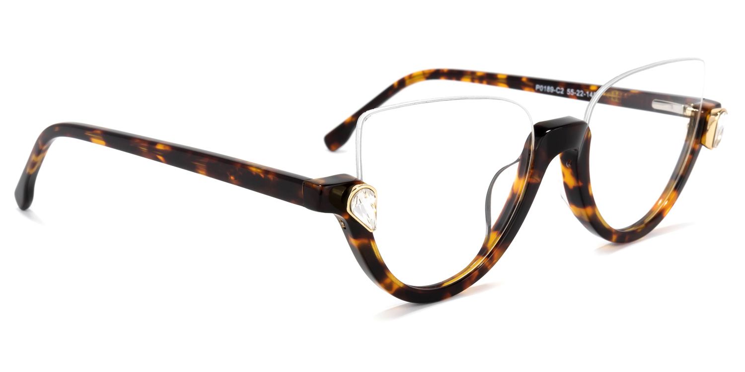 Felicia Tortoise Cat-Eye Frame Glasses | Zeelool Optical2