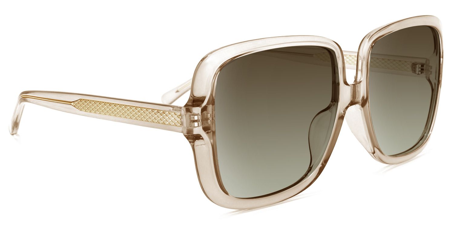 Raymond Square Beige Sunglasses | Zeelool Glasses2