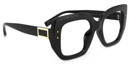 Sienna Square Black Glasses2