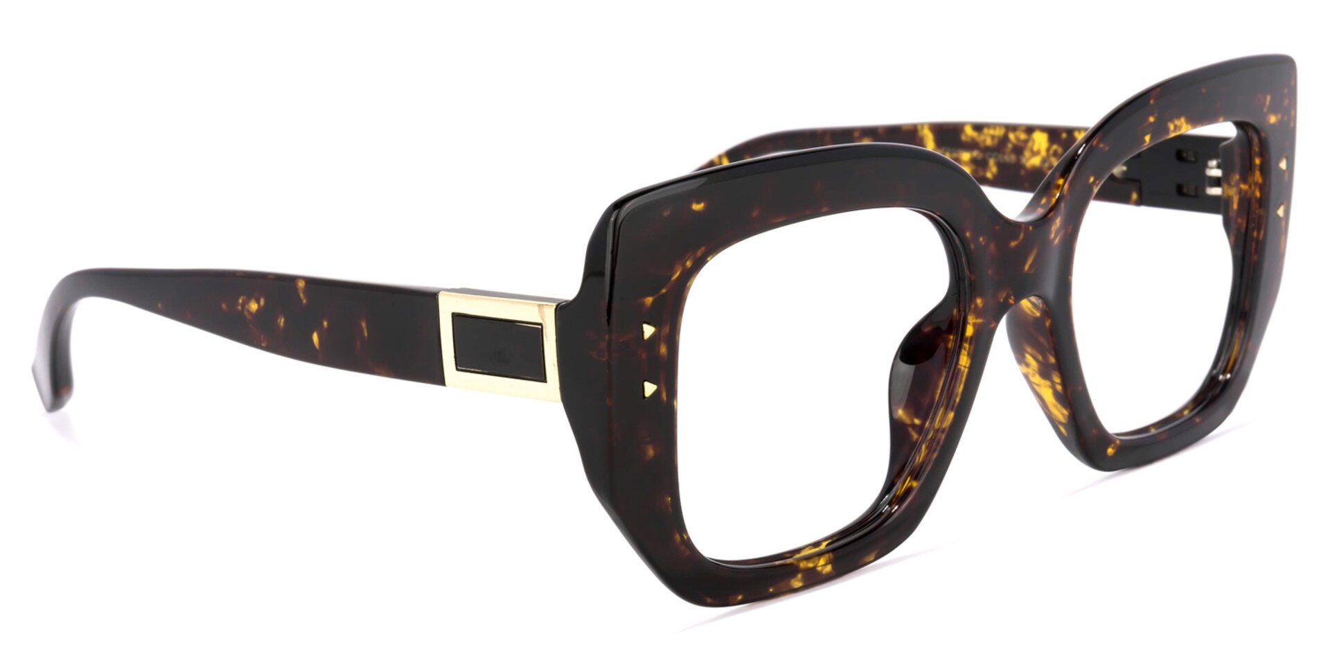Sienna Square Tortoise Glasses | Zeelool Glasses2