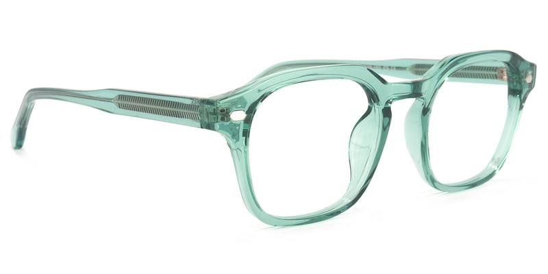 Selena Square Light-Green Glasses | Zeelool Glasses2