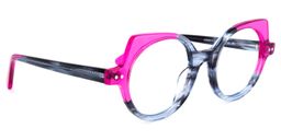 Gilbert Cateye Gray Glasses3