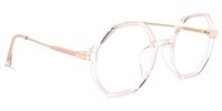 Tanner Geometric Pink Glasses2