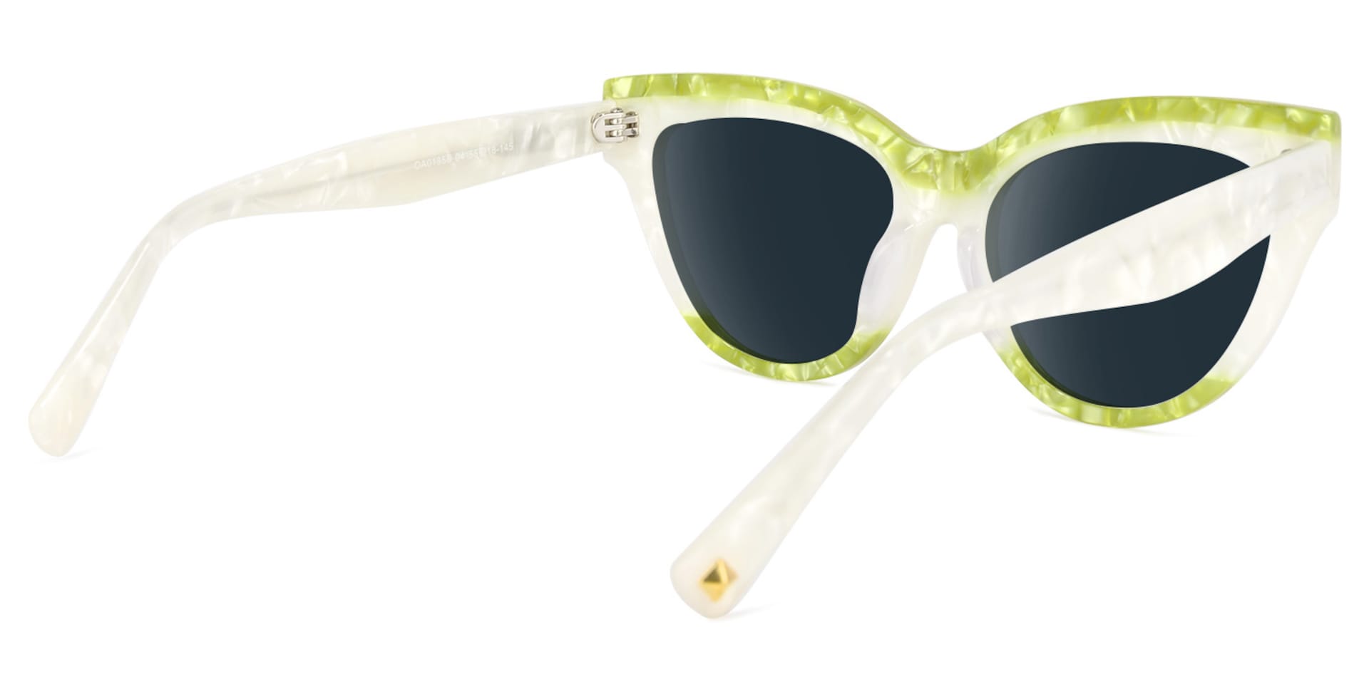 Cascata Cateye Green Sunglasses | Zeelool Glasses3