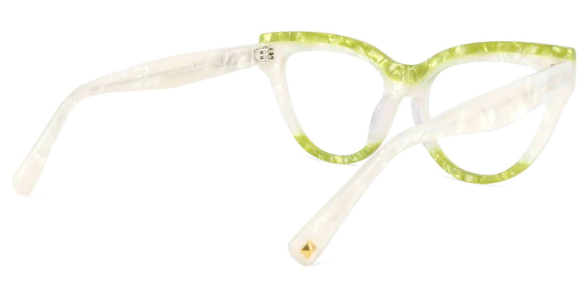 Cascata Cateye Green Glasses | Zeelool Glasses4