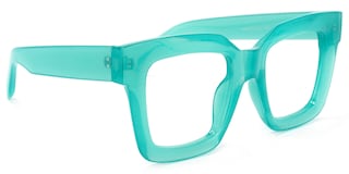 Trinity Square Green Glasses2
