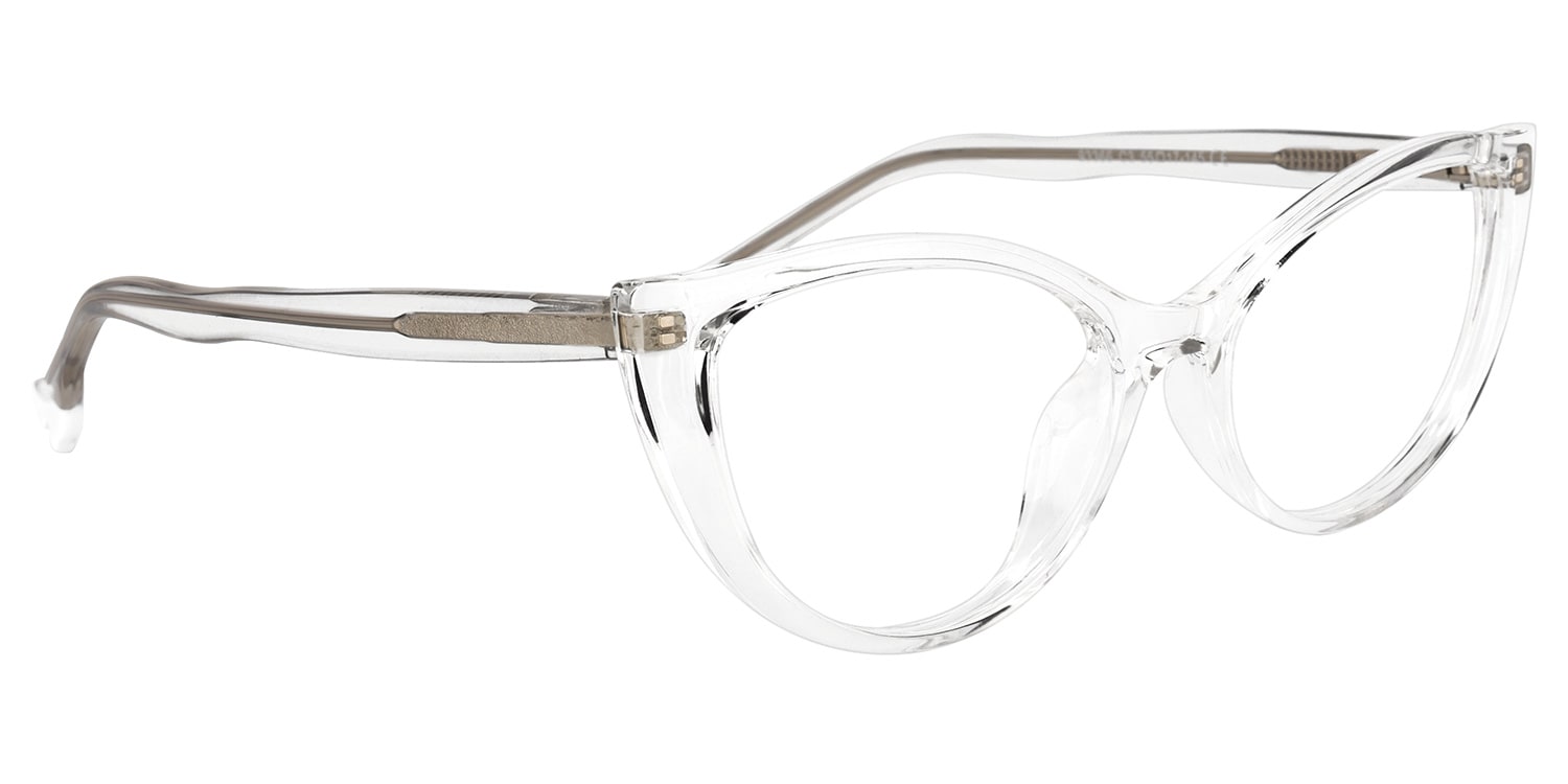 Theodore Cateye Crystal Glasses | Zeelool Glasses