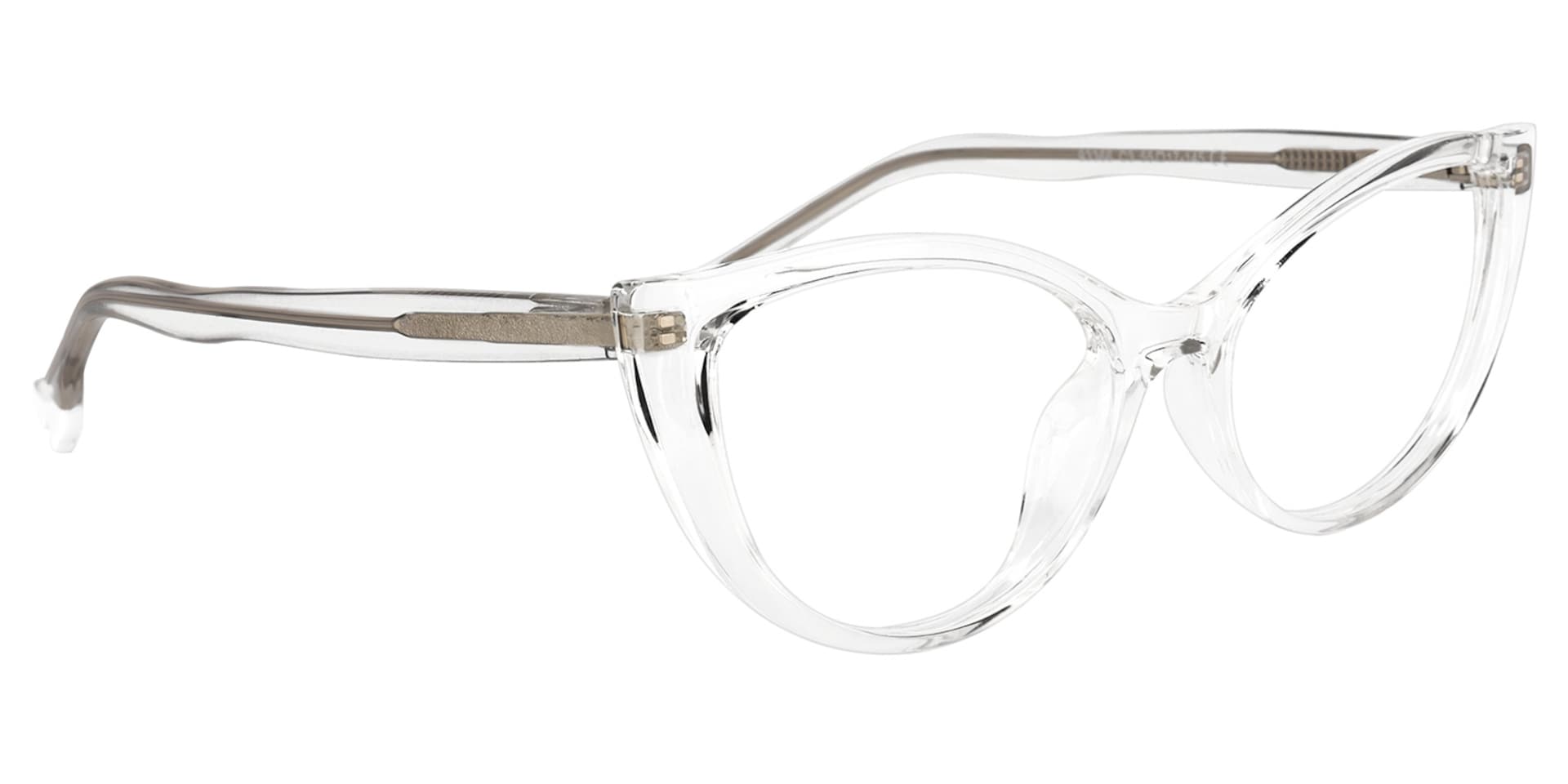 Theodore Cateye Crystal Glasses | Zeelool Glasses2