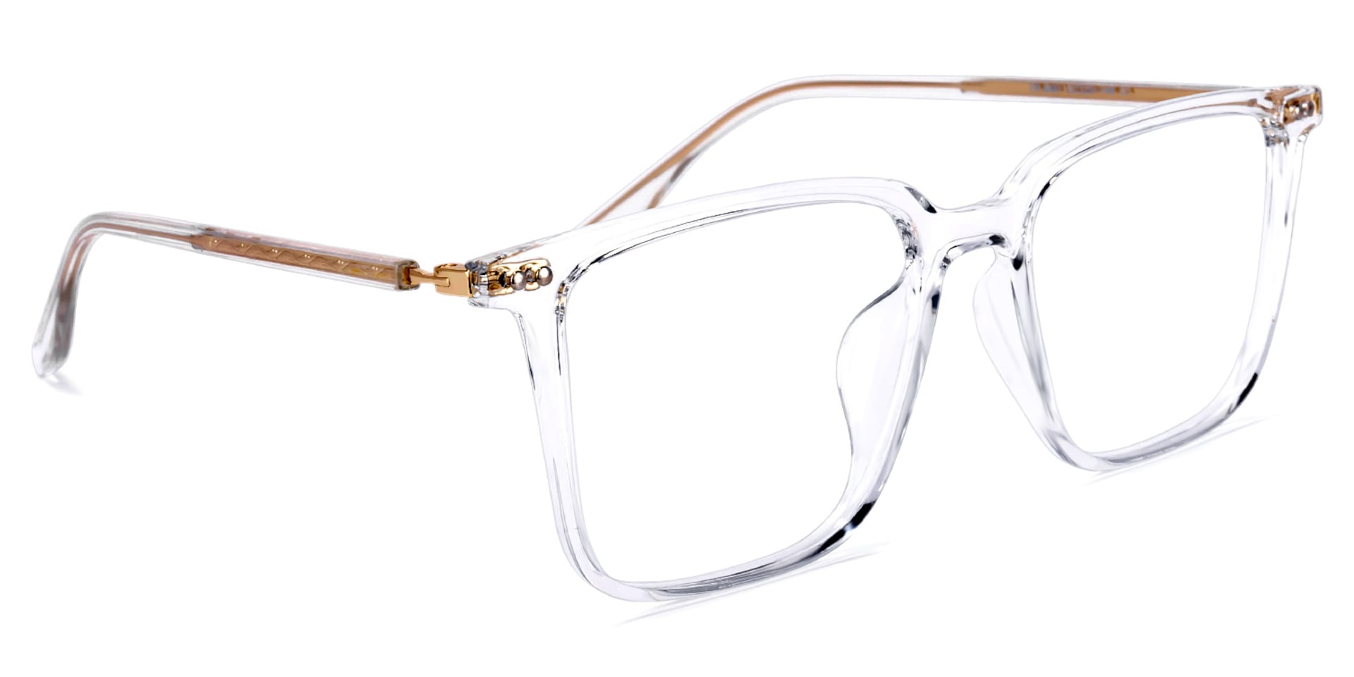 Tobias Square Crystal Glasses | Zeelool Glasses3