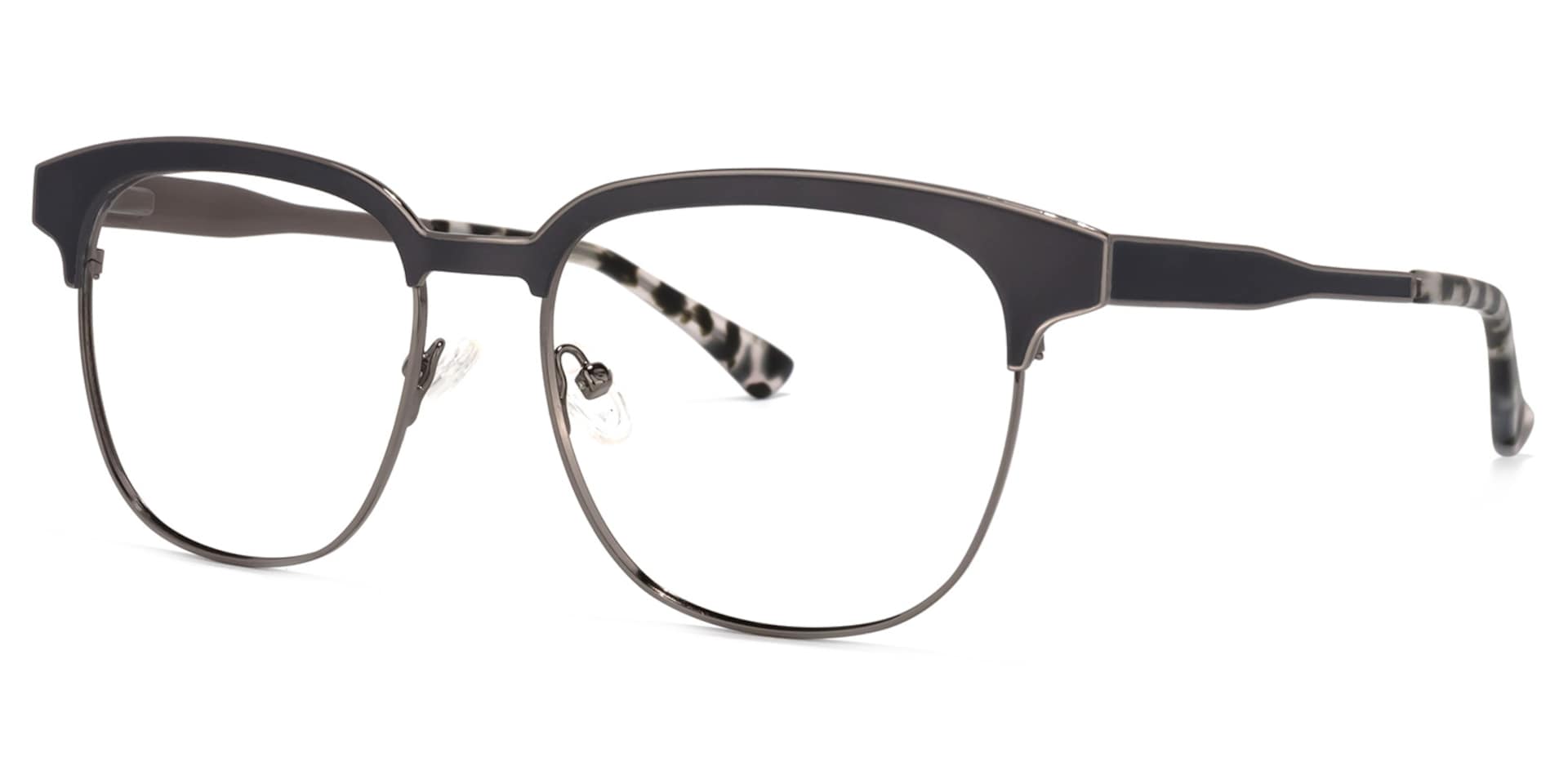 Wren Browline Dark-Gray Eyeglasses and Glasses Frames1