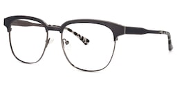 Wren Browline Dark-Gray Glasses1