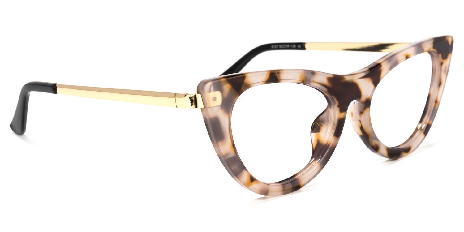 Waverly Cateye Pink-Tortoise Glasses | Zeelool Glasses2