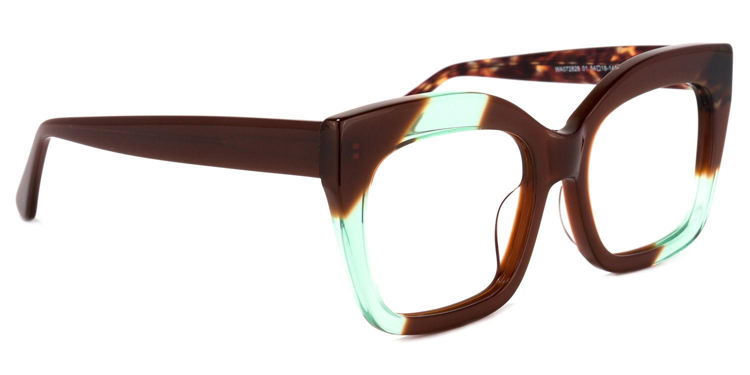 Ximena Cateye Brown Glasses | ZEELOOL Canada2