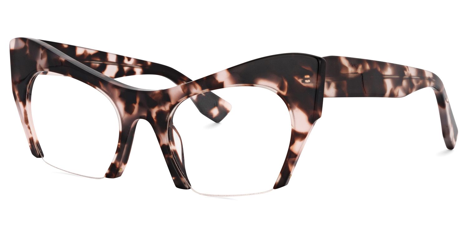 Kyle Cat Eye Light-Tortoise Glasses | Zeelool Glasses2