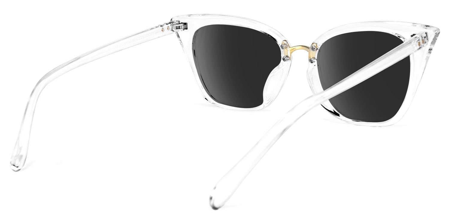 Chandrikar Clear Cat Eye Polarized Sunglasses for Driving | ZEELOOL3
