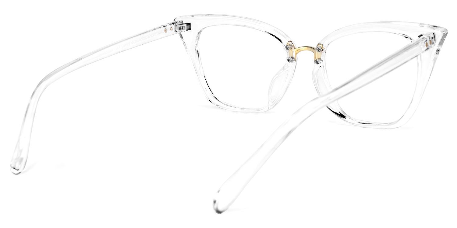 Chandrikar Cat Eye Clear Glasses | Zeelool Glasses3