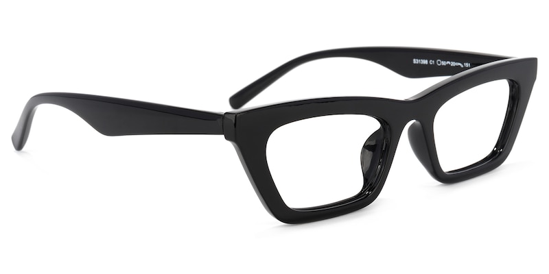 Gorman Cateye Black Glasses | Zeelool Glasses2