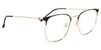 Yulisa Browline Gold Glasses2