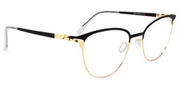 Yelena Sqaure Black Glasses2