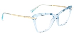 Juliet Cateye Light Blue Glasses2