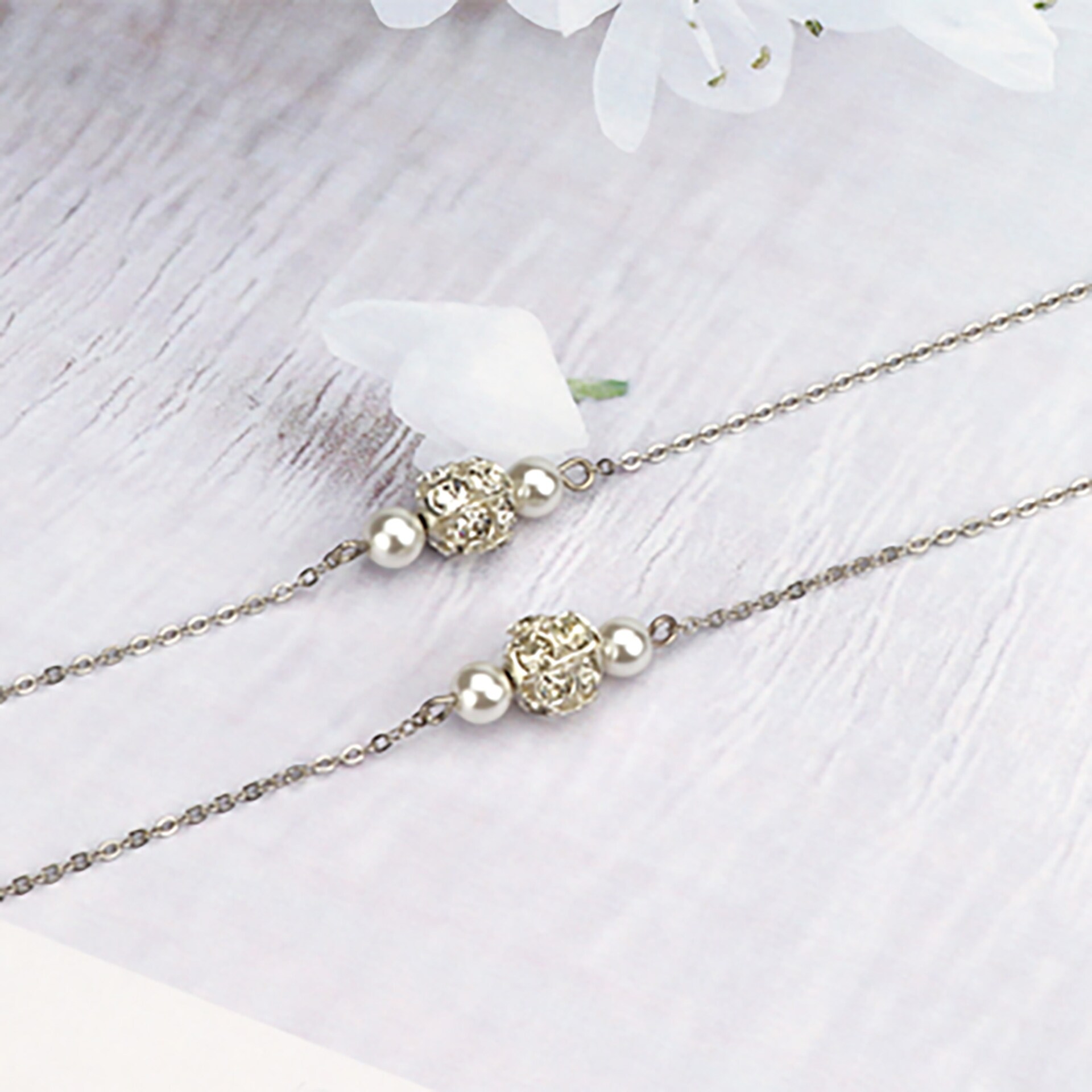 Pearl Silver Eyeglasses Chain-07 | Zeelool Glasses1