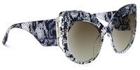 Kait Cat-eye Black Sunglasses2