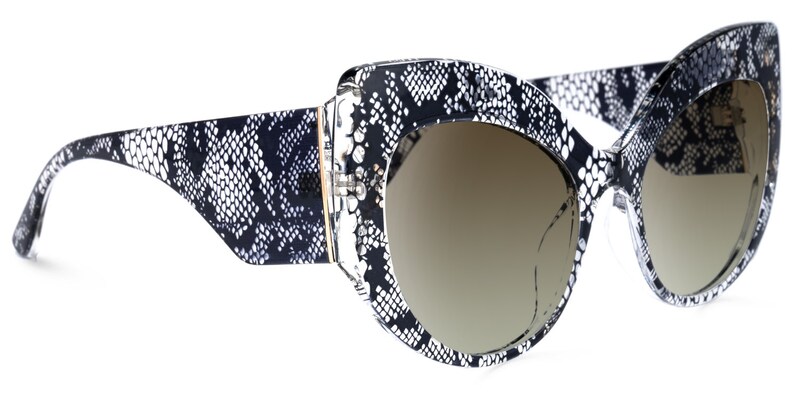 Kait Cat-eye Black Sunglasses | Zeelool Glasses2