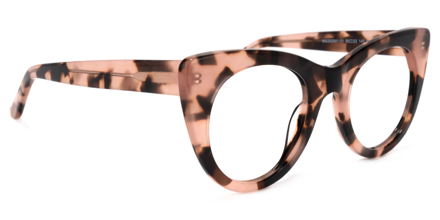Eutin Cateye Pink-Tortoise Glasses | Zeelool Glasses2