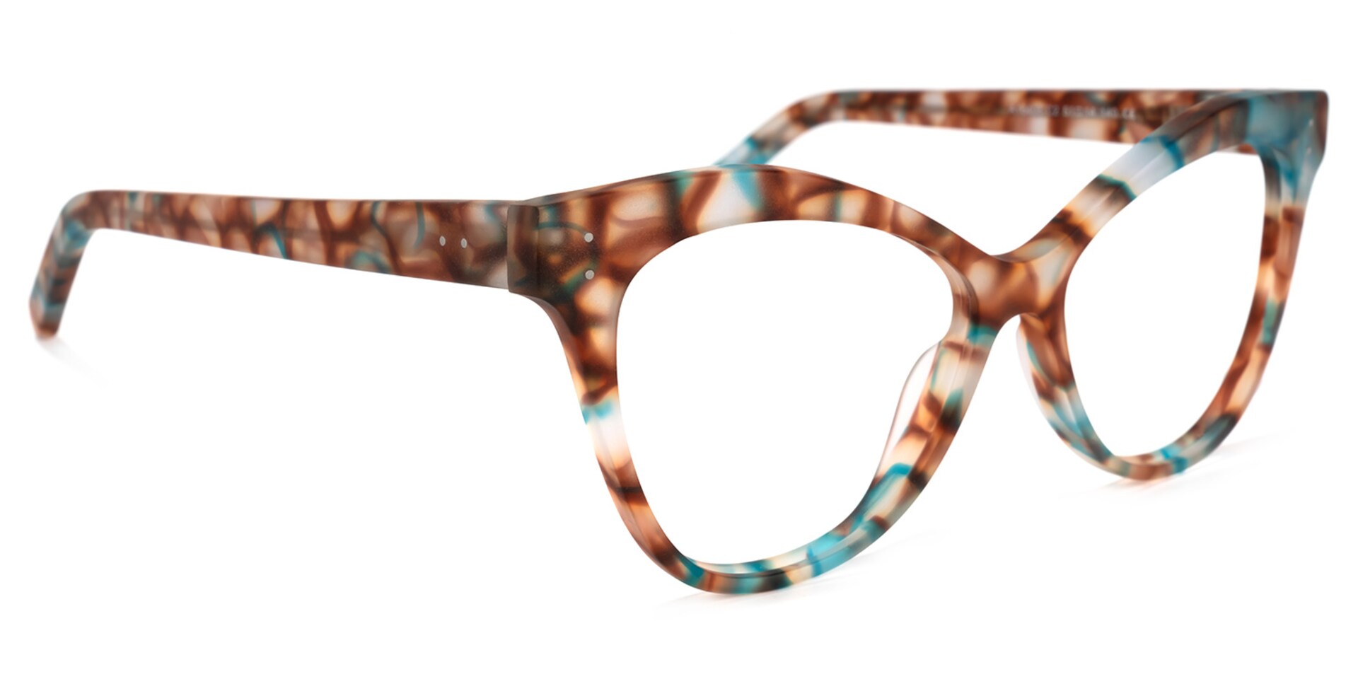 Eschwege Cateye Green-Floral Glasses | Zeelool Glasses2