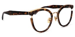Laraine Cat Eye Tortoise Glasses2
