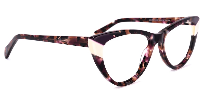 Freren Cateye Floral Glasses | Zeelool Glasses2